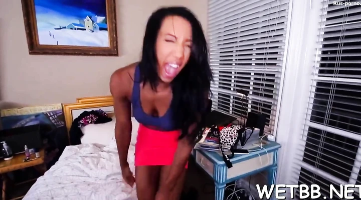 Поебушки чернокожей молодой парочки